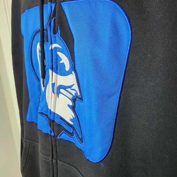 Duke Blue Devils Long-sleeved Zip up Jacket with Hood by Champs - Picture 2 of 7
